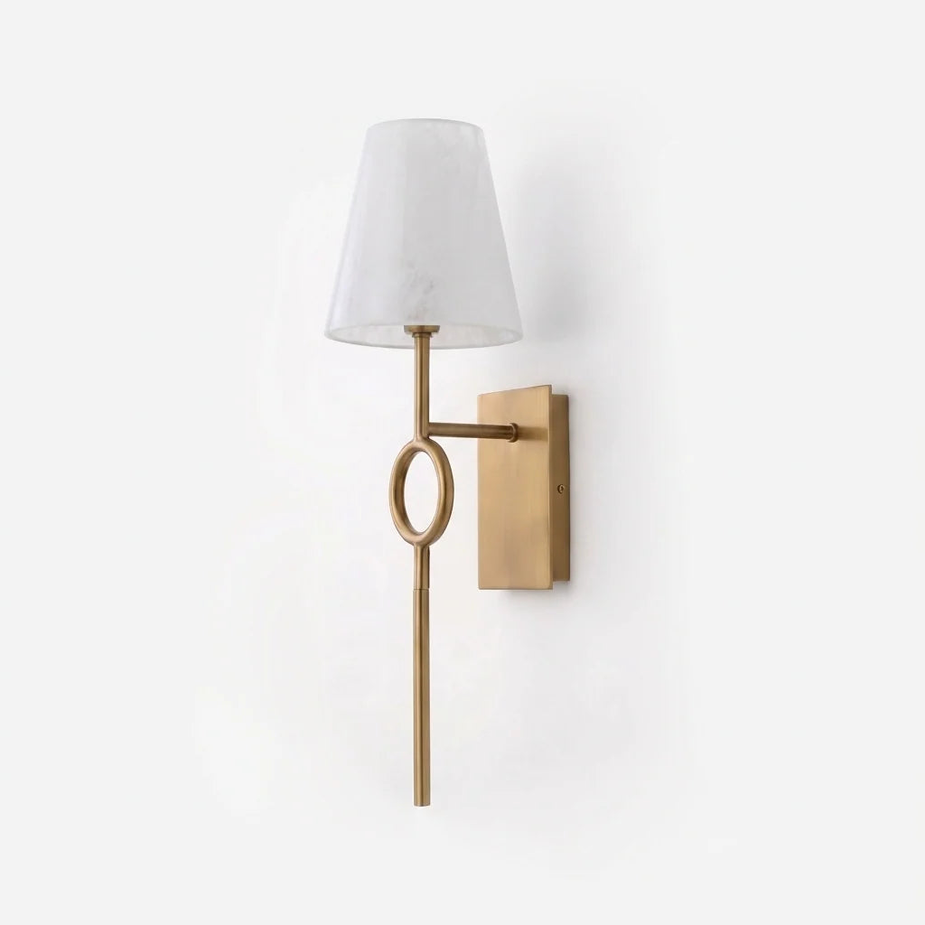 Ellery Alabaster Cone Sconce