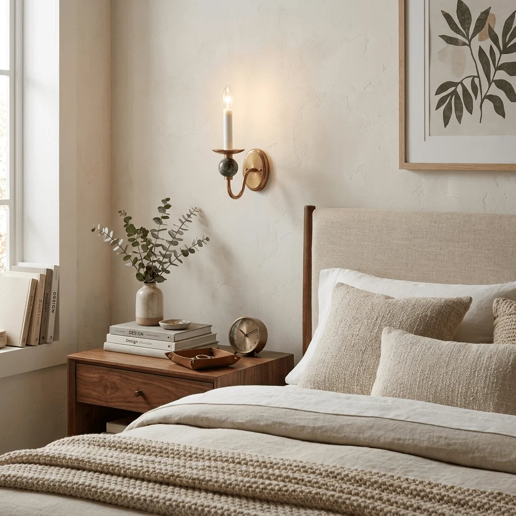 Meander Brass Sconce