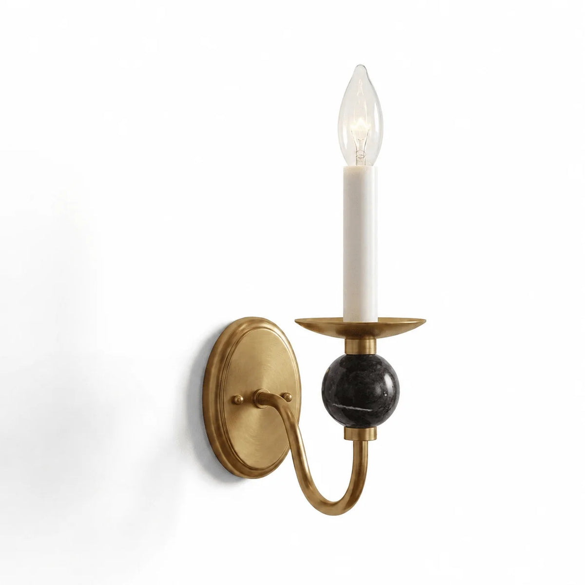 Meander Brass Sconce