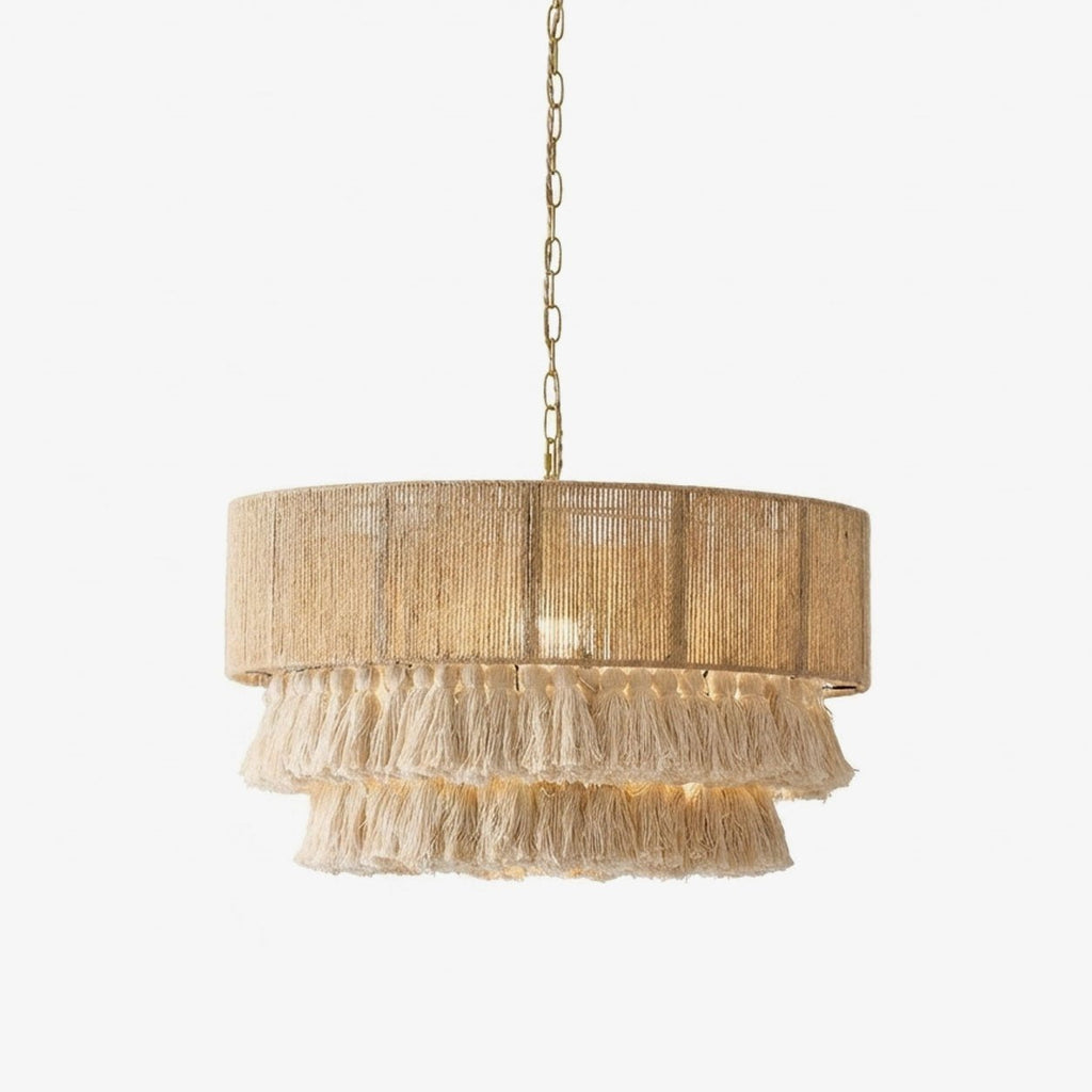 Woven Jute Pendant Lamp