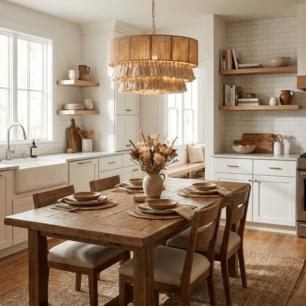 Woven Jute Pendant Lamp