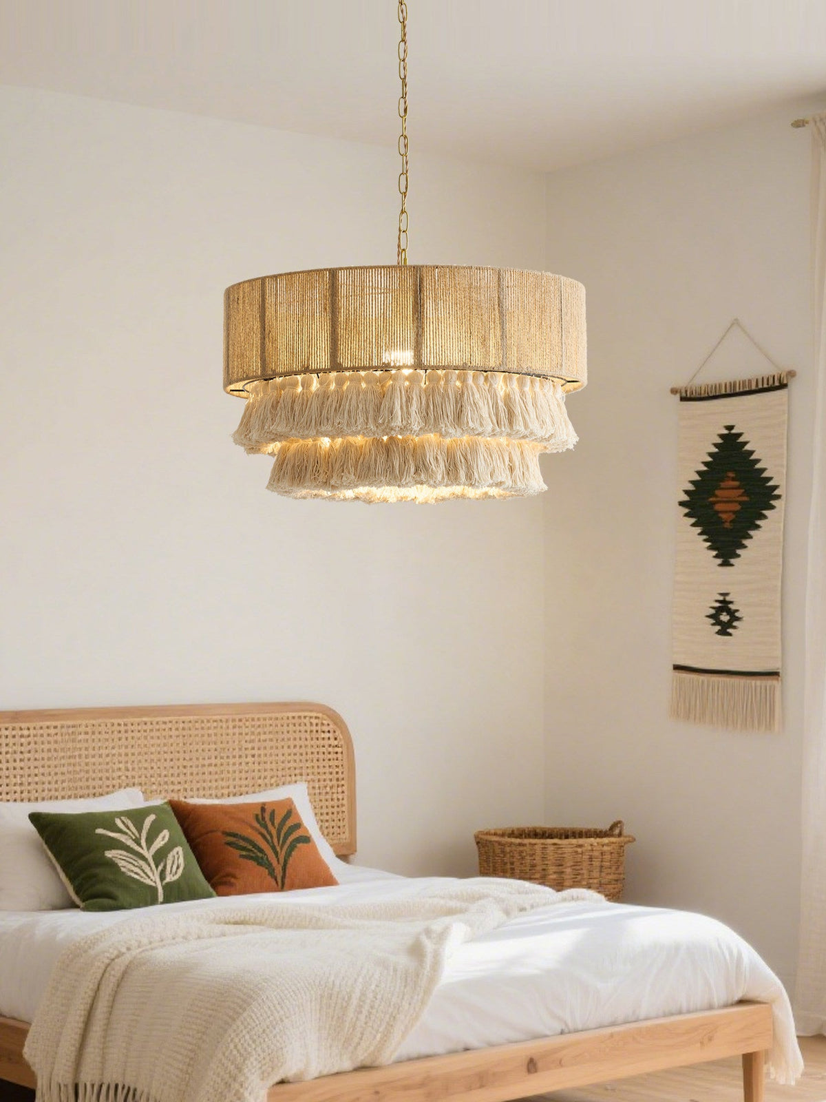 Woven Jute Pendant Lamp