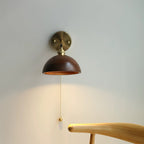 Vintage Wood Wall Lamp