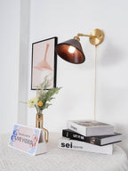 Vintage Wood Wall Lamp
