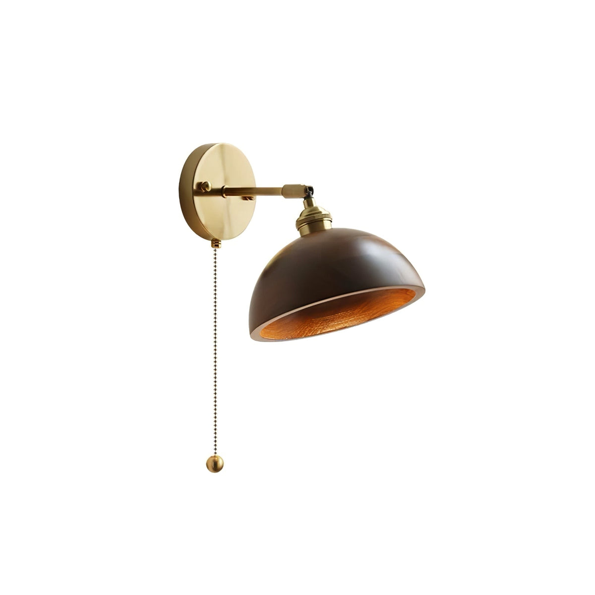 Vintage Wood Wall Lamp