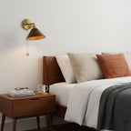 Vintage Wood Wall Lamp