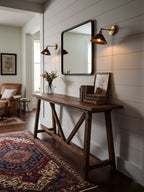 Vintage Wood Wall Lamp