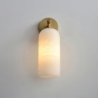 Pillar Alabaster Wall Sconce