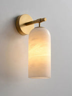Pillar Alabaster Wall Sconce