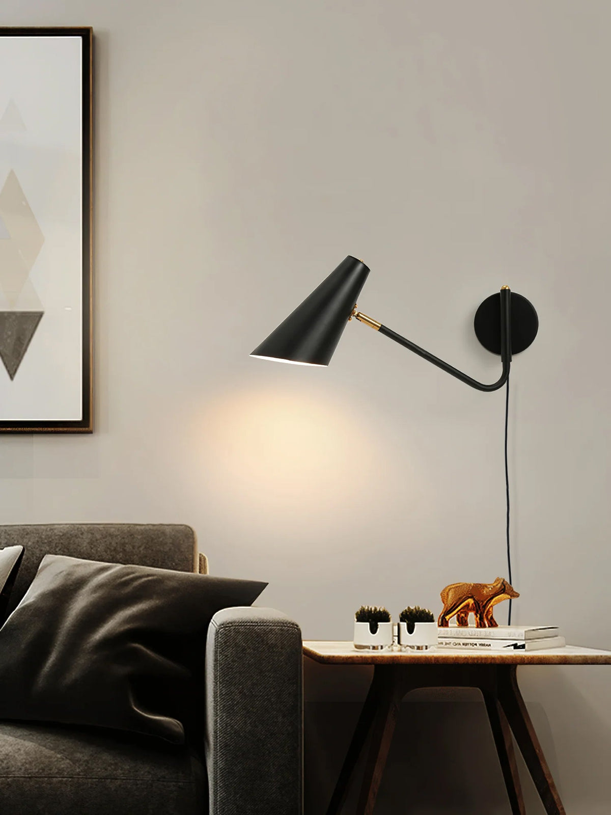 Apex Plug-in Wall Sconce