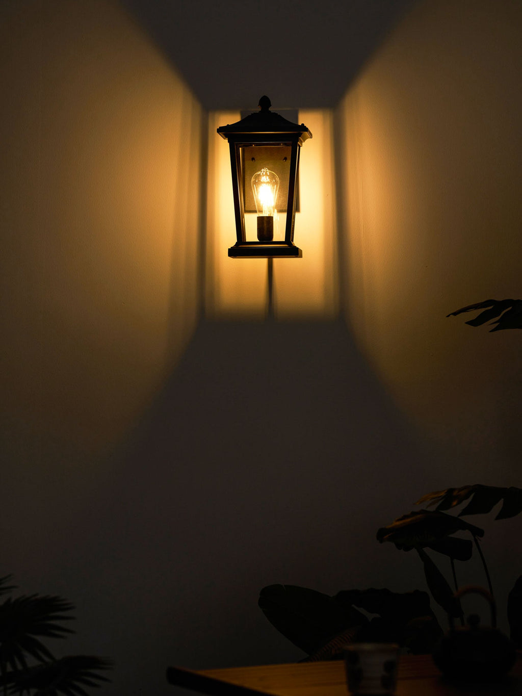 Lodge Birdcage Outdoor Wall Lamp