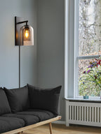 Glass Tubular Plug-in Wall Lamp
