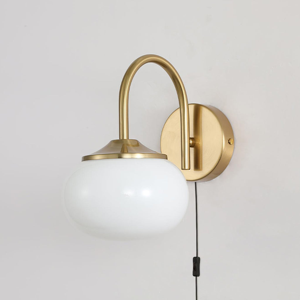 Marshmallow Plug-in Sconce
