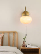 Marshmallow Plug-in Sconce