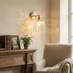 French Crystal Tassel Wall Light