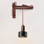 Lava Stone Swing Arm Wall Lamp