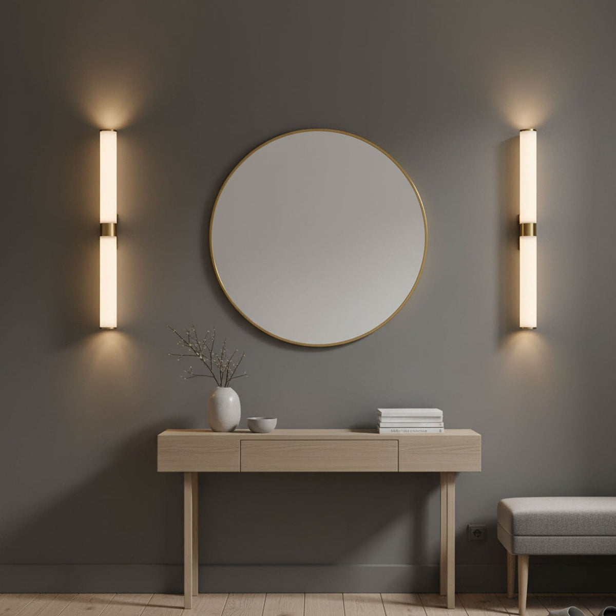 Line Alabaster Wall Light