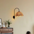 Rattan Petal Wall Lamp
