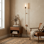 Marble Vertical Plug-in Wall Lamp