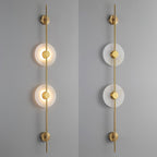 Alabaster Vertical Wall Sconce