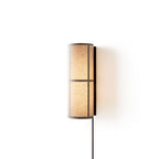 Cylinder Fabric Plug-in Wall Lamp