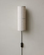 Cylinder Fabric Plug-in Wall Lamp