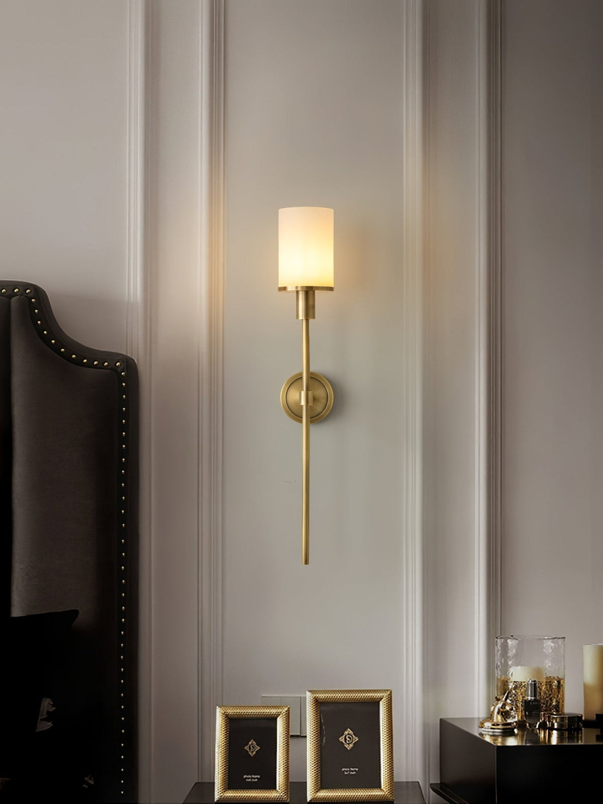 Tracie Classic Alabaster Sconce