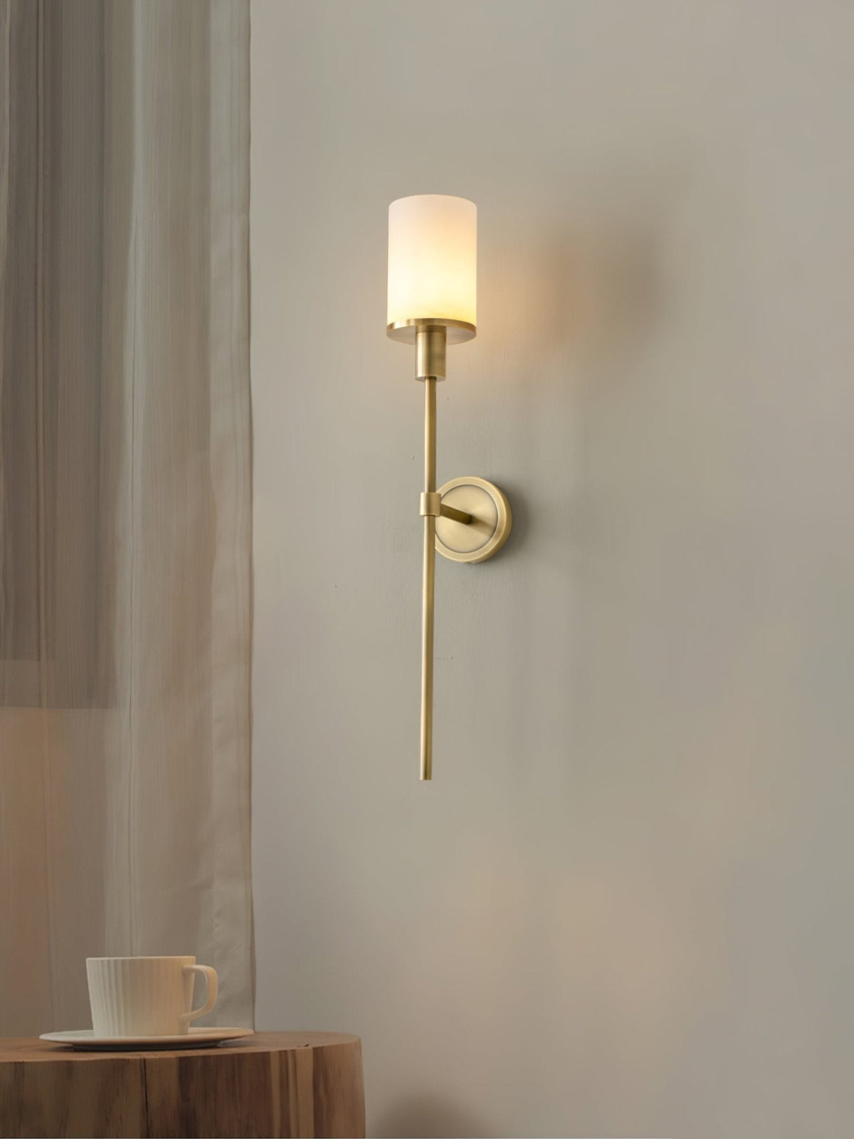 Tracie Classic Alabaster Sconce