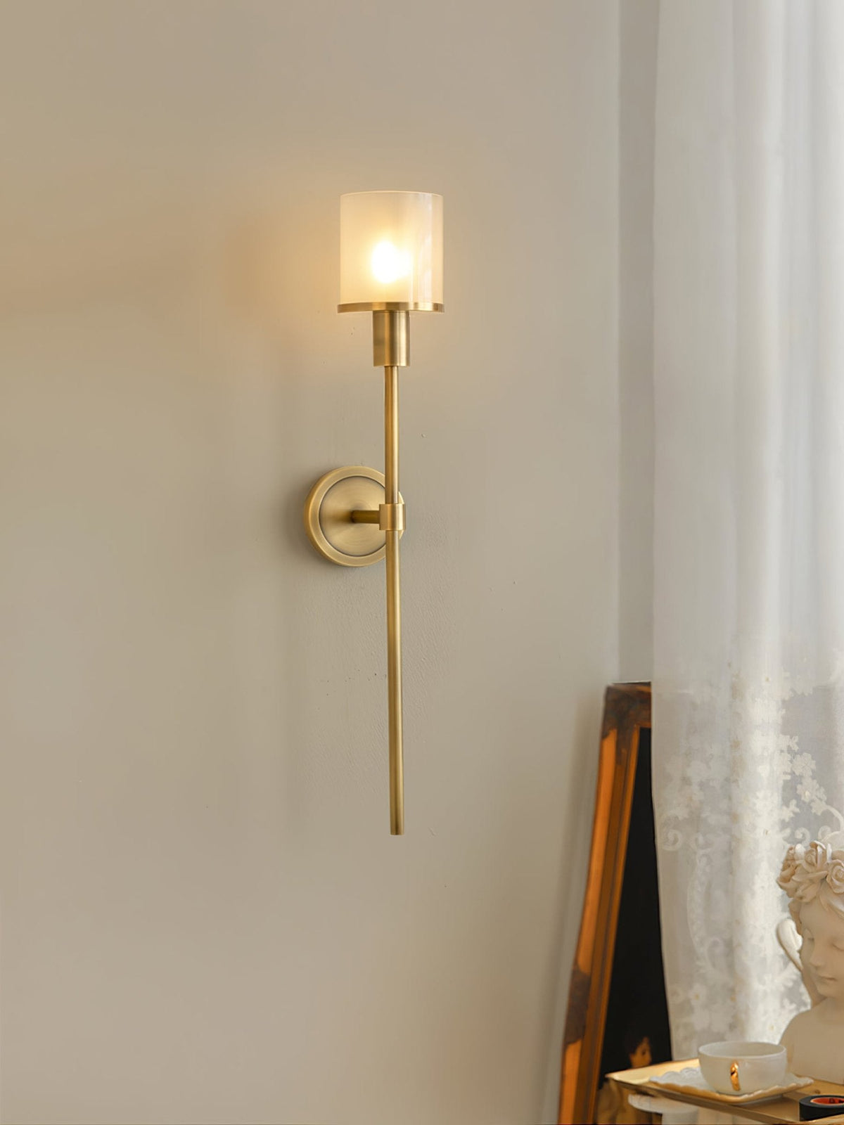 Tracie Classic Alabaster Sconce