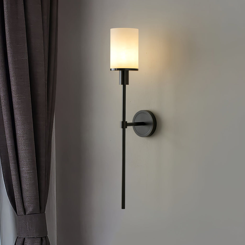Tracie Classic Alabaster Sconce
