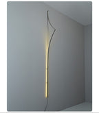 Minimalist Curving Ribbon LED Wall Sconce