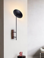 Noctara Black Travertine Wall Lamp