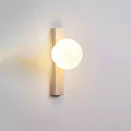 Vertical Travertine Wall Sconce