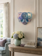 Lunaria Disc Glass Wall Lamp
