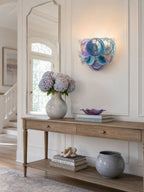Lunaria Disc Glass Wall Lamp