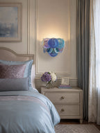 Lunaria Disc Glass Wall Lamp