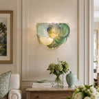 Lunaria Disc Glass Wall Lamp