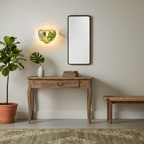 Lunaria Disc Glass Wall Lamp