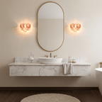 Lunaria Disc Glass Wall Lamp