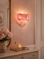 Lunaria Disc Glass Wall Lamp