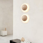 Luna Travertine Wall Light