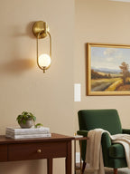 Aurea Brass Wall Light