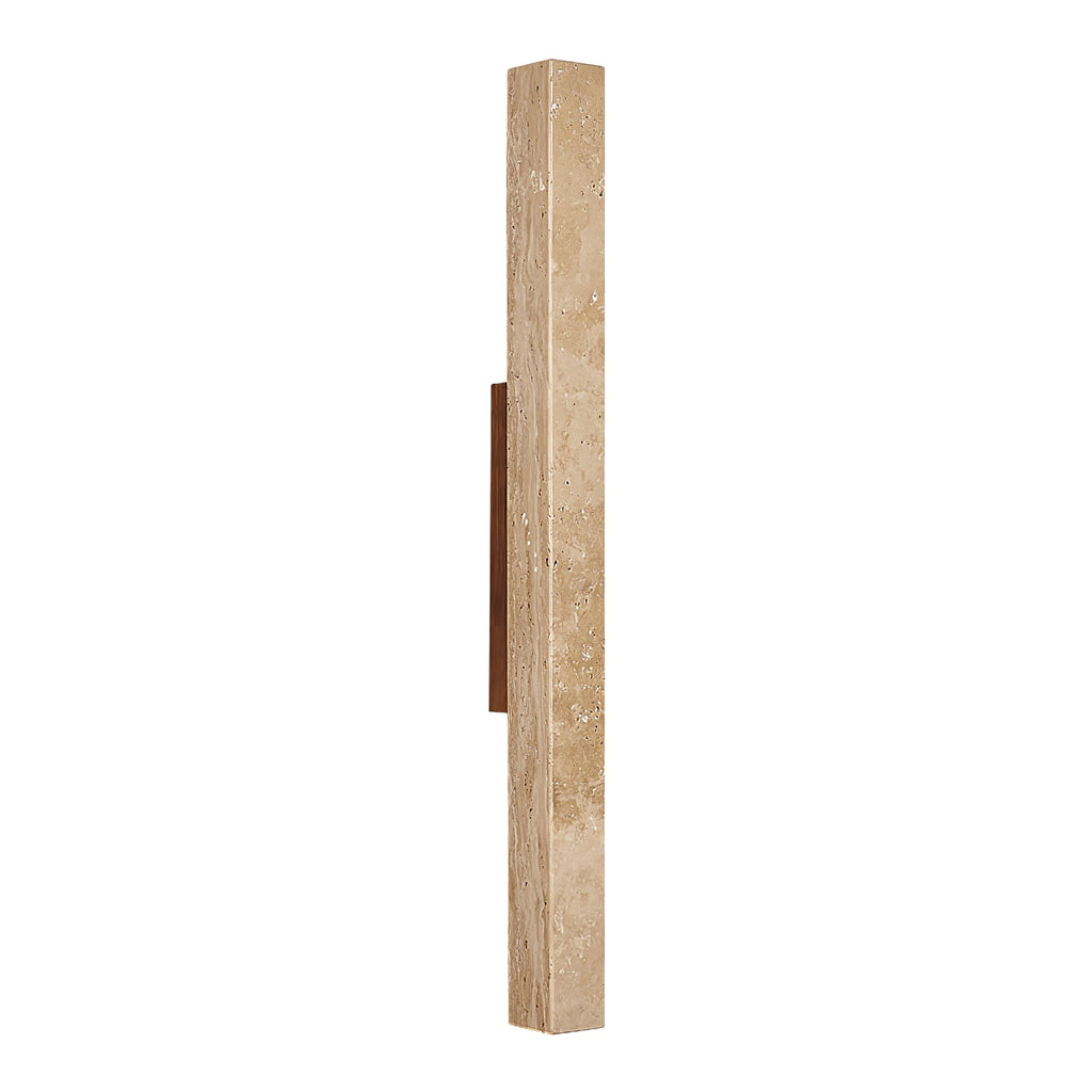 Travertine Column Wall Light