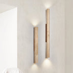 Travertine Column Wall Light