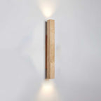 Travertine Column Wall Light