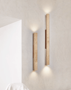 Travertine Column Wall Light