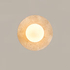 Lunaro Travertine Sconce
