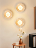 Lunaro Travertine Sconce