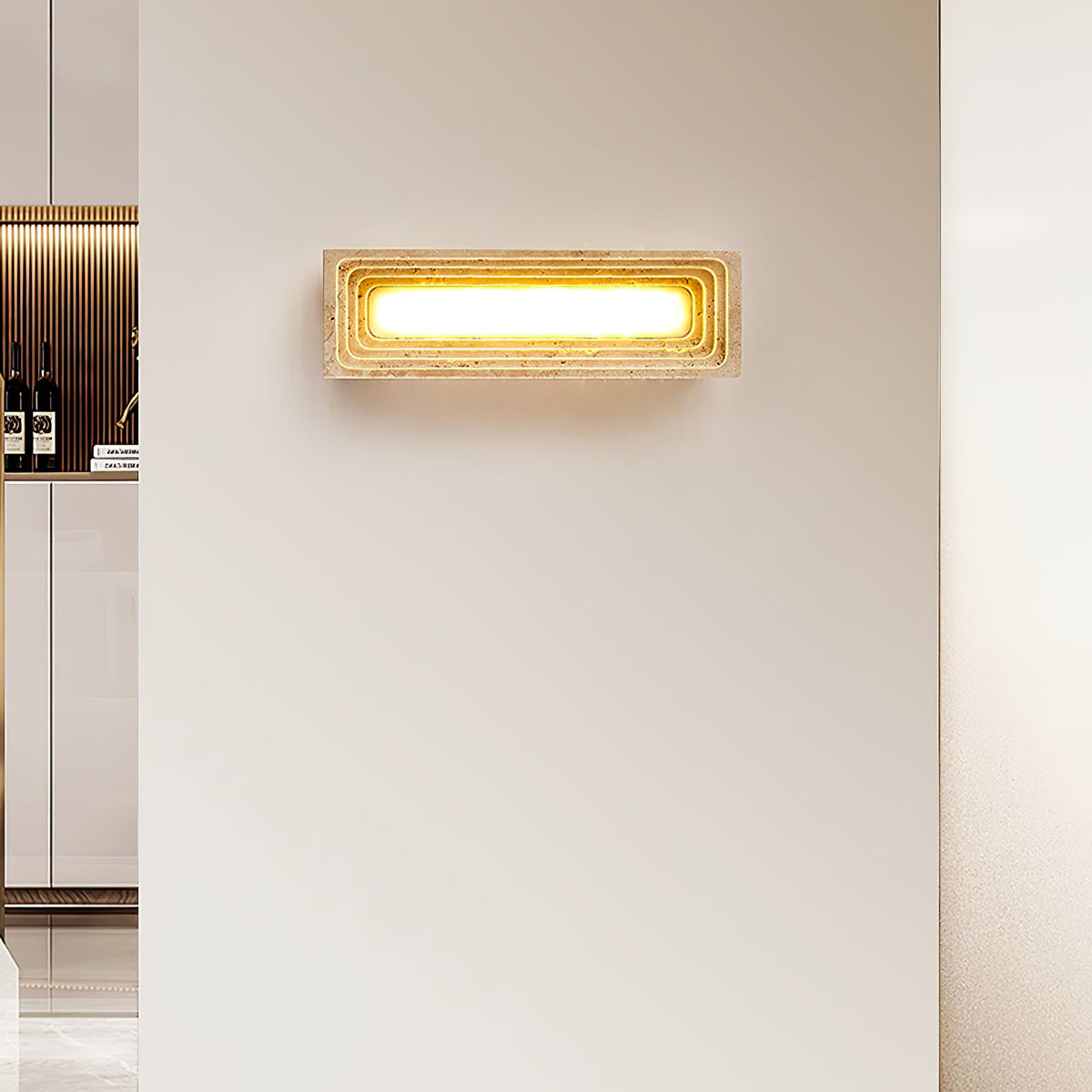 Canyon Travertine Wall Sconce