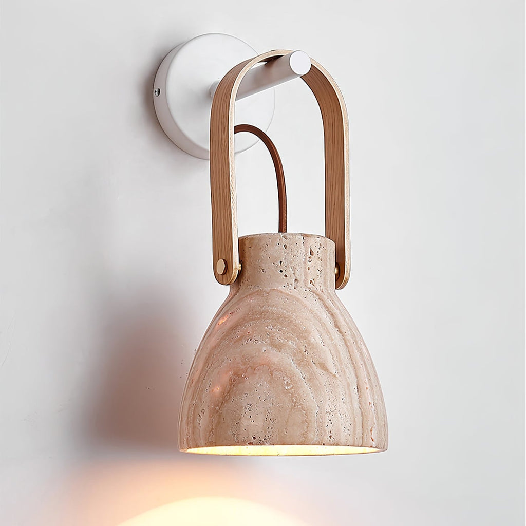 Lanta Arc Stone Sconce